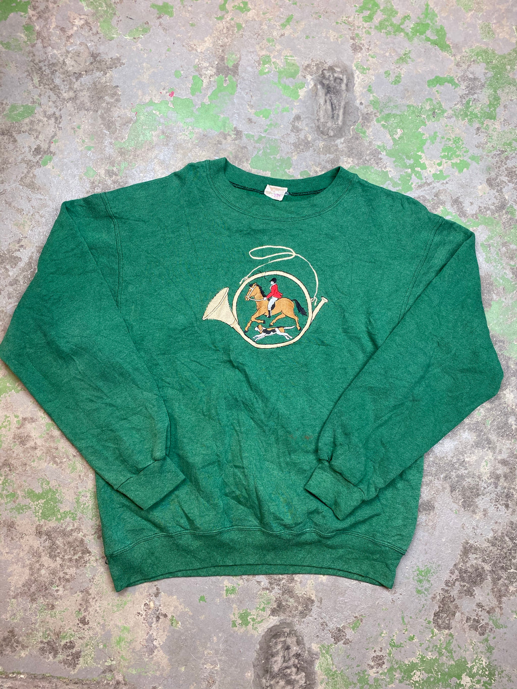 Vintage embroidered crewneck