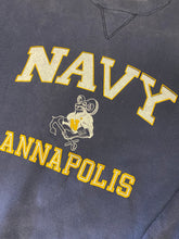 Load image into Gallery viewer, Vintage Navy Annapolis Varsity Crewneck - XL