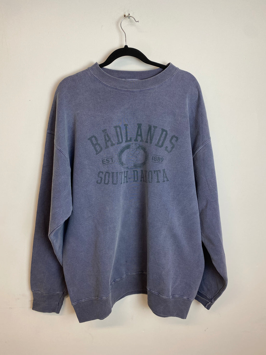 90s Stone Wash South Dakota Badlands Crewneck - XL