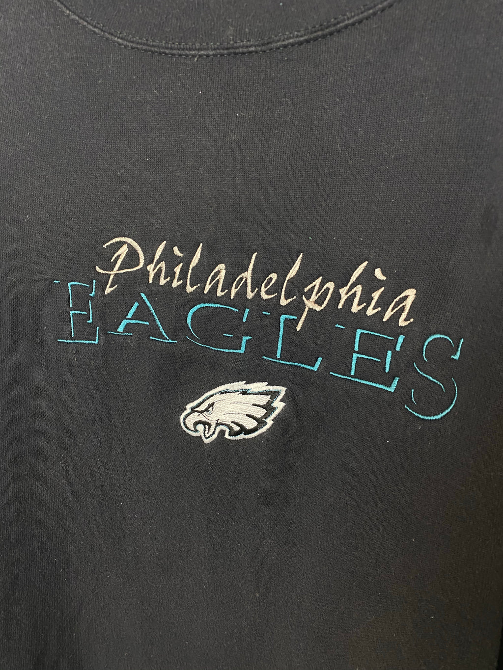 90s Embroidered Philadelphia Eagles Crewneck - M