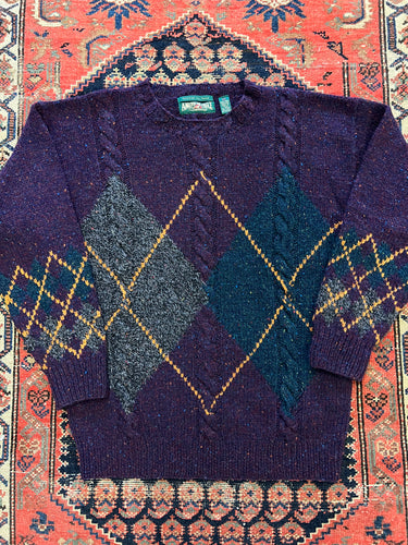 VINTAGE AE KNIT SWEATER - LARGE