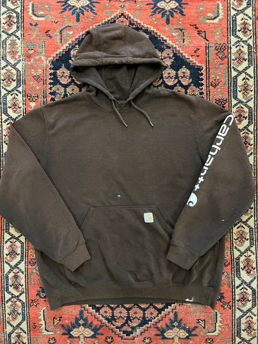 VINTAGE FADED CARHARTT HOODIE - XL