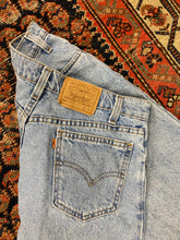 Load image into Gallery viewer, Vintage Orange Tab Levis Denim Shorts - 32IN/W