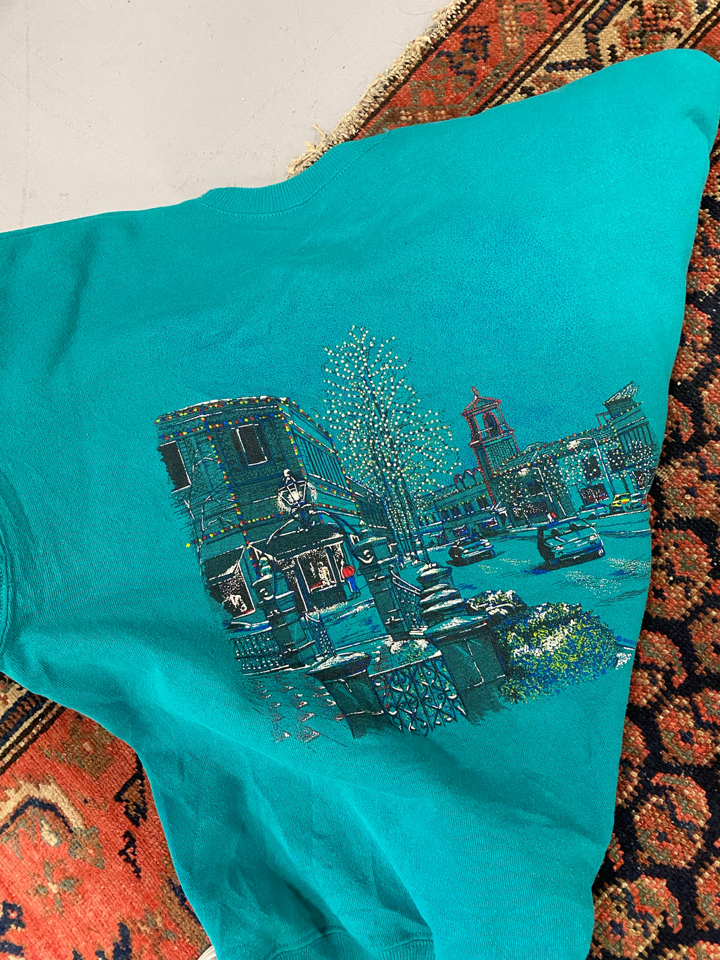 Vintage Front And Back Kansas City Crewneck - M