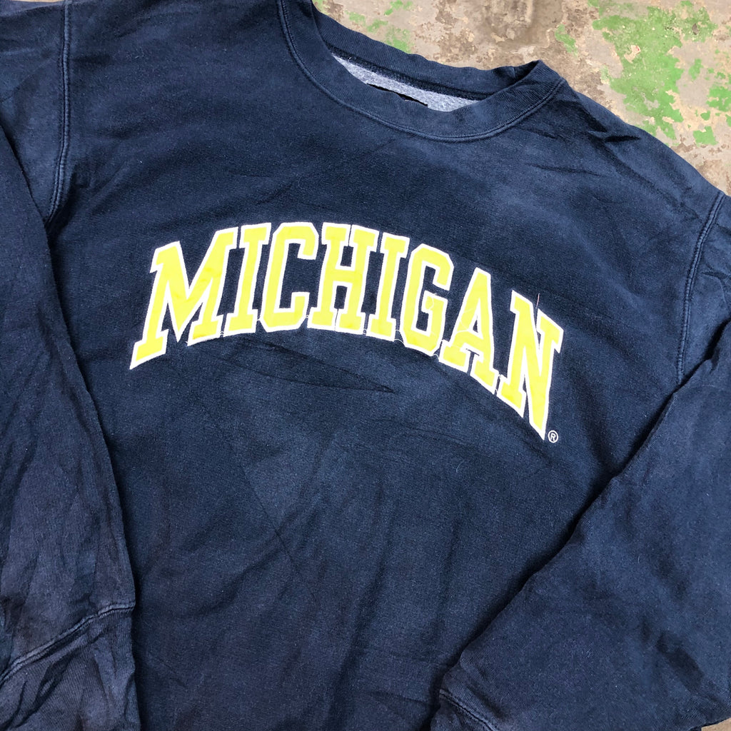 Embroidered Michigan Crewneck