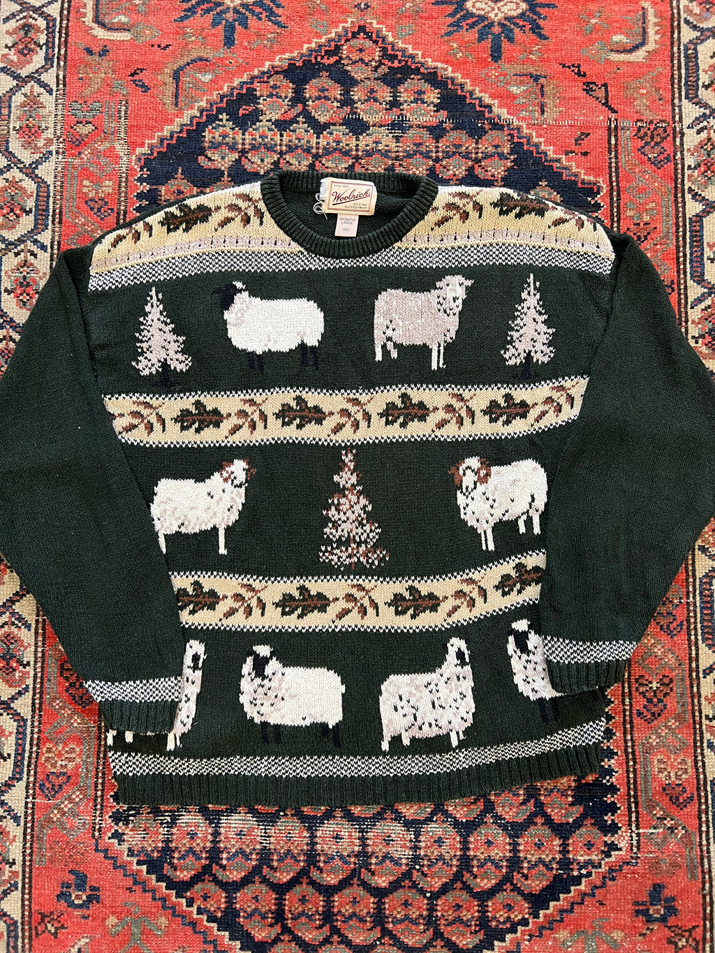 VINTAGE WOOLRICH KNIT SWEATER - M/L