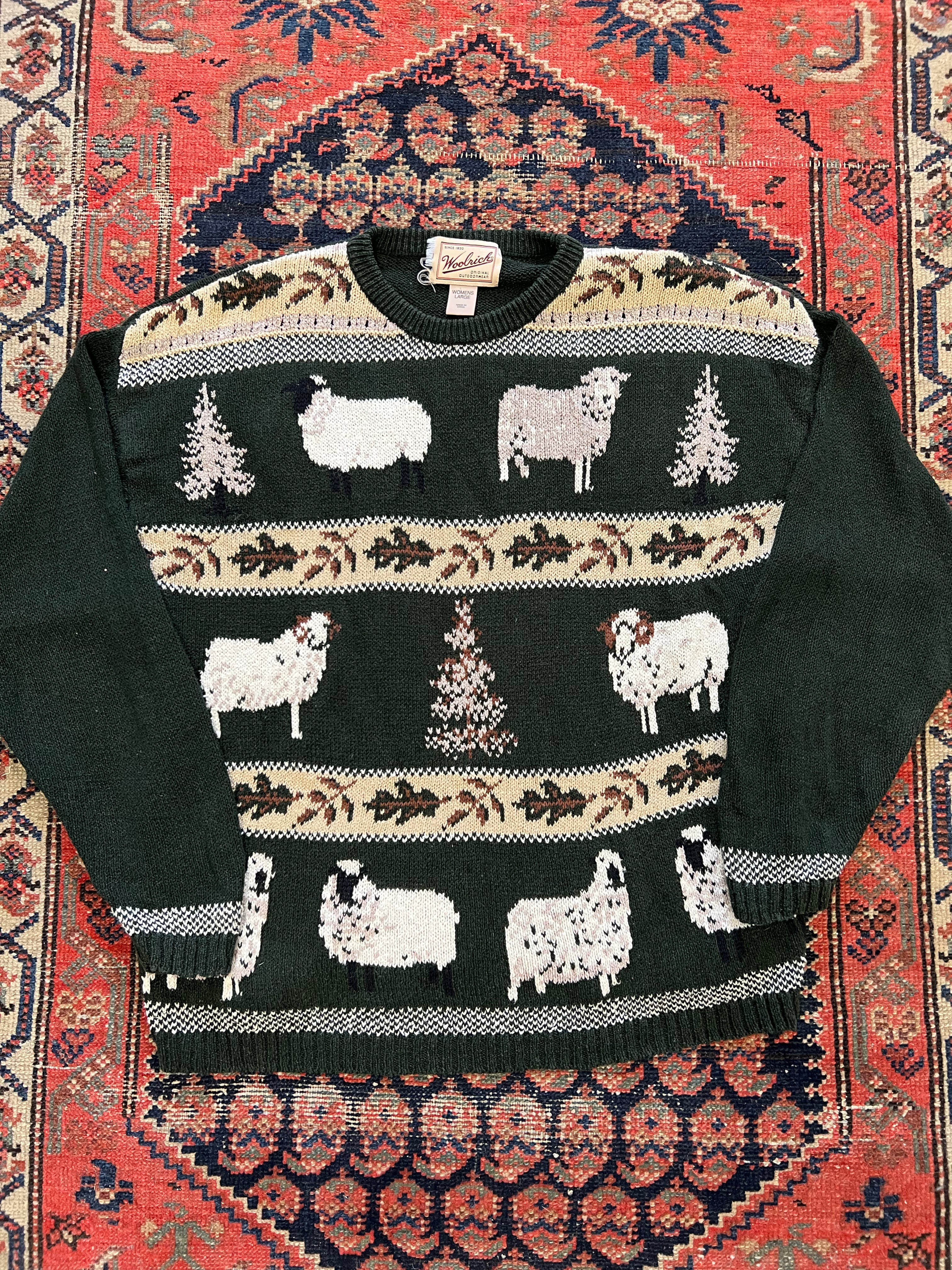 VINTAGE WOOLRICH KNIT SWEATER - M/L