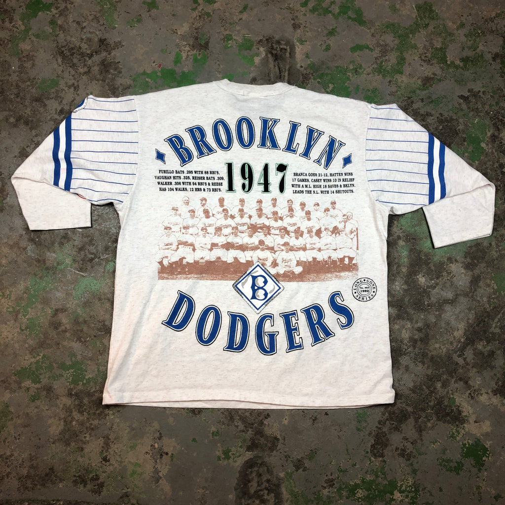 90s dodgers quarter sleeve t-shirt