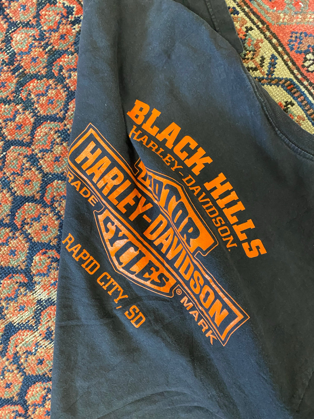 Vintage Harley Davidson Front And Back T Shirt - L