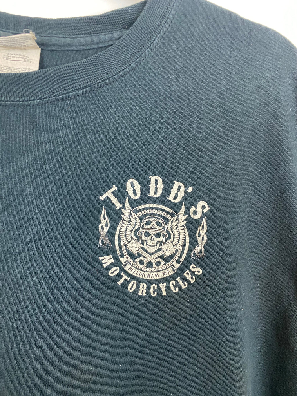 Front and back motorcycles t shirt