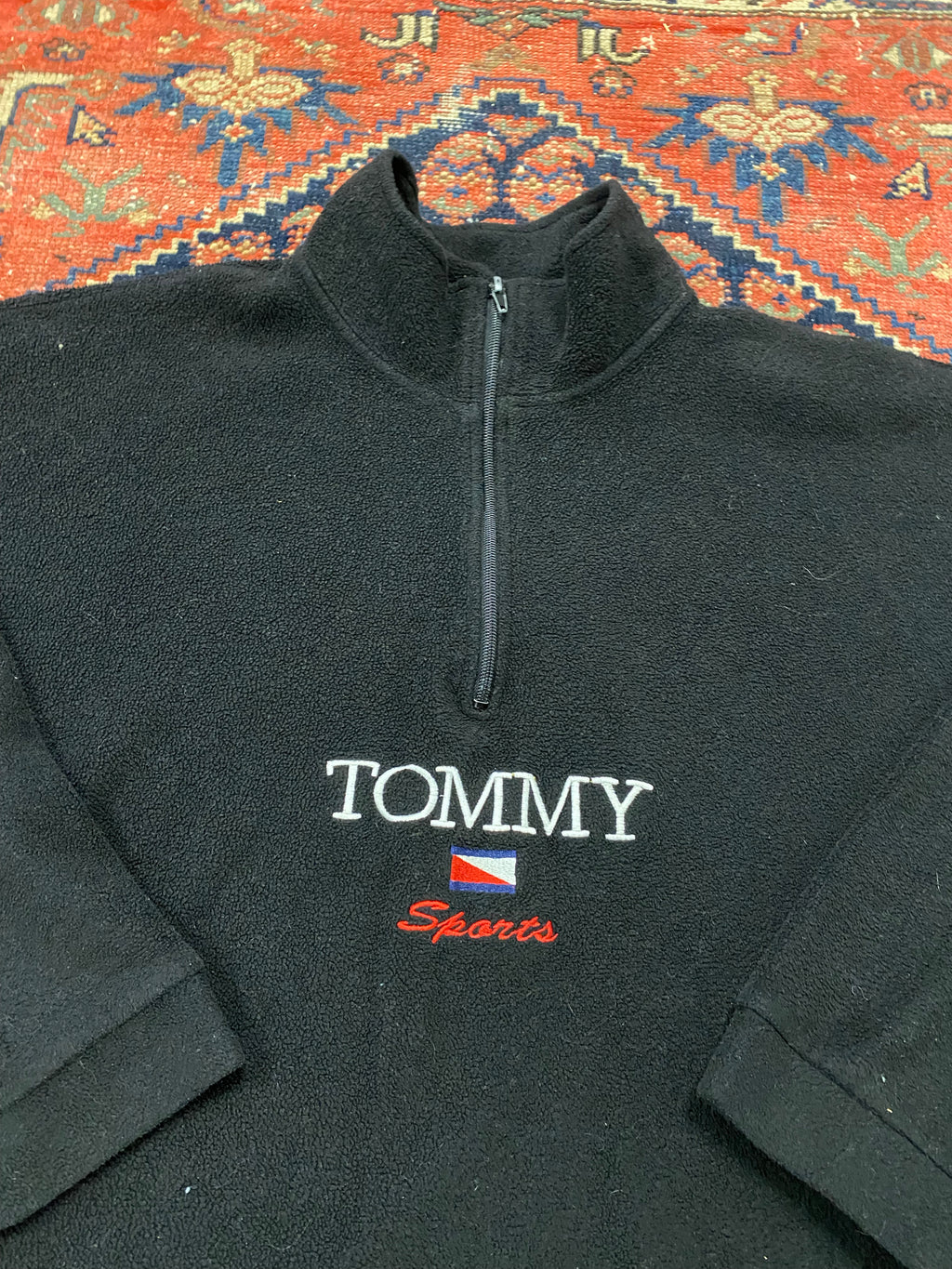 Vintage Quarter-zip Fleece - L
