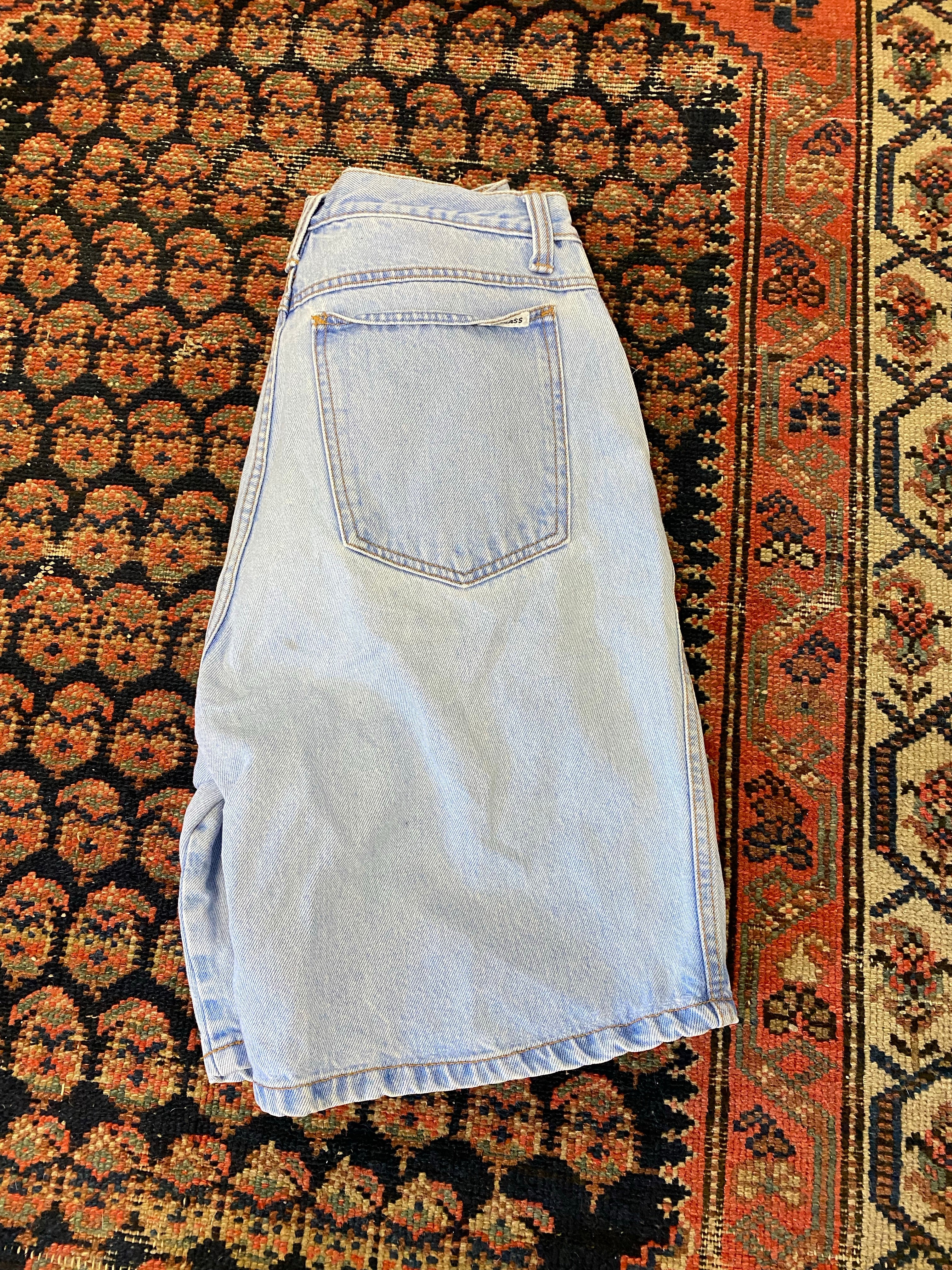 90s High Waisted Bill Blass Denim Shorts - 30in
