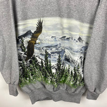 Load image into Gallery viewer, 90s front and back hawk crewneck