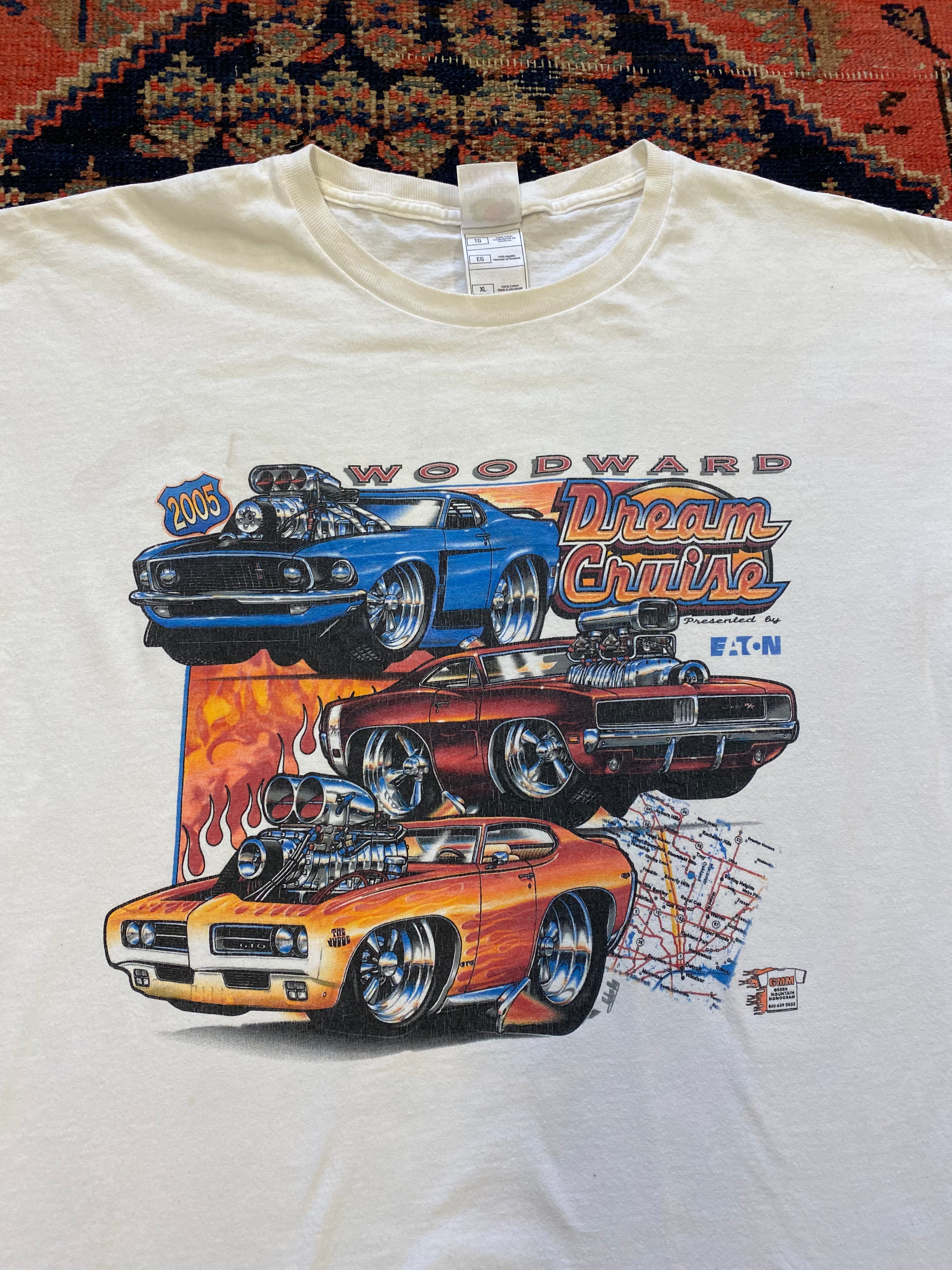 2005 Woodward car t shirt - L