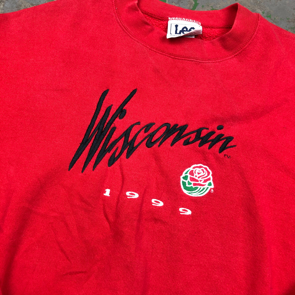 1999 embroidered Wisconsin Crewneck