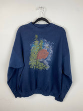 Load image into Gallery viewer, 90s faded eagle crewneck - S/M