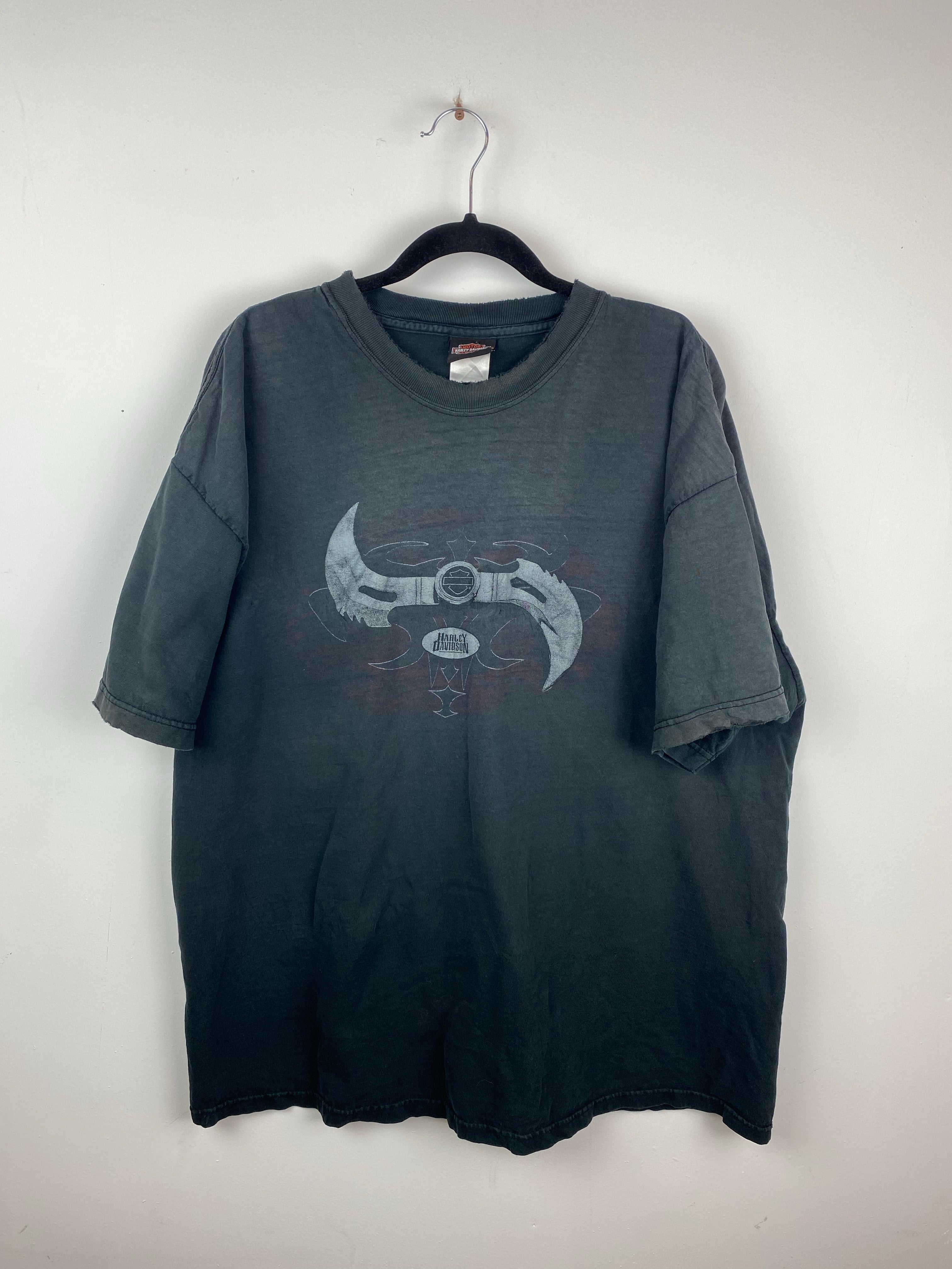 Faded front and back Harley Davidson t shirt