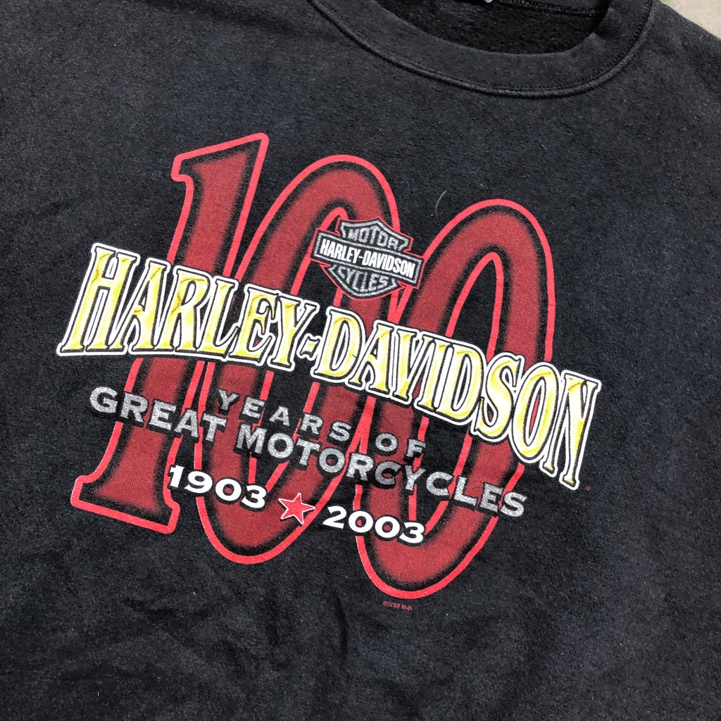 Front and back Harley Crewneck