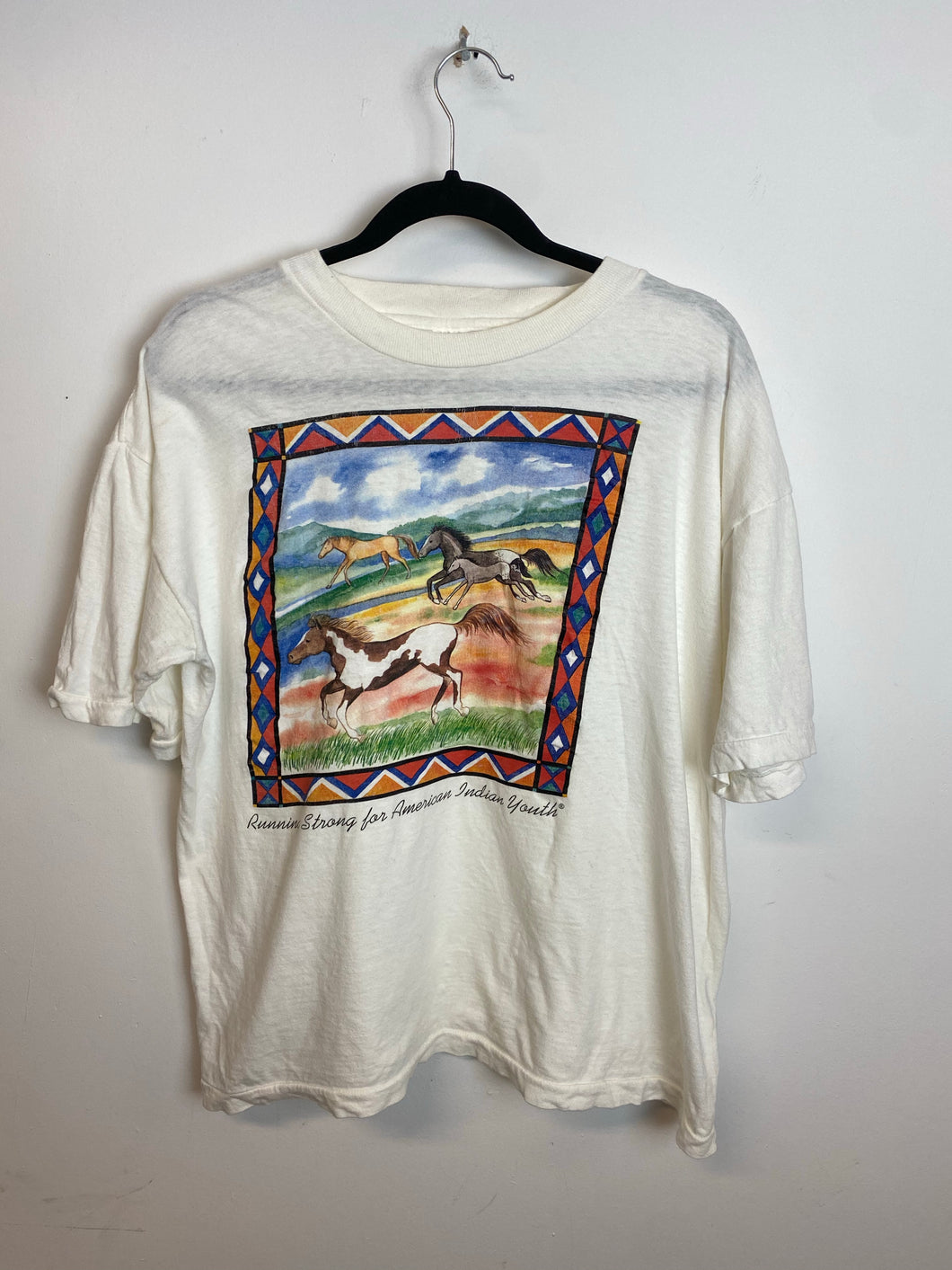 Vintage Single Stitch Horse T Shirt - S