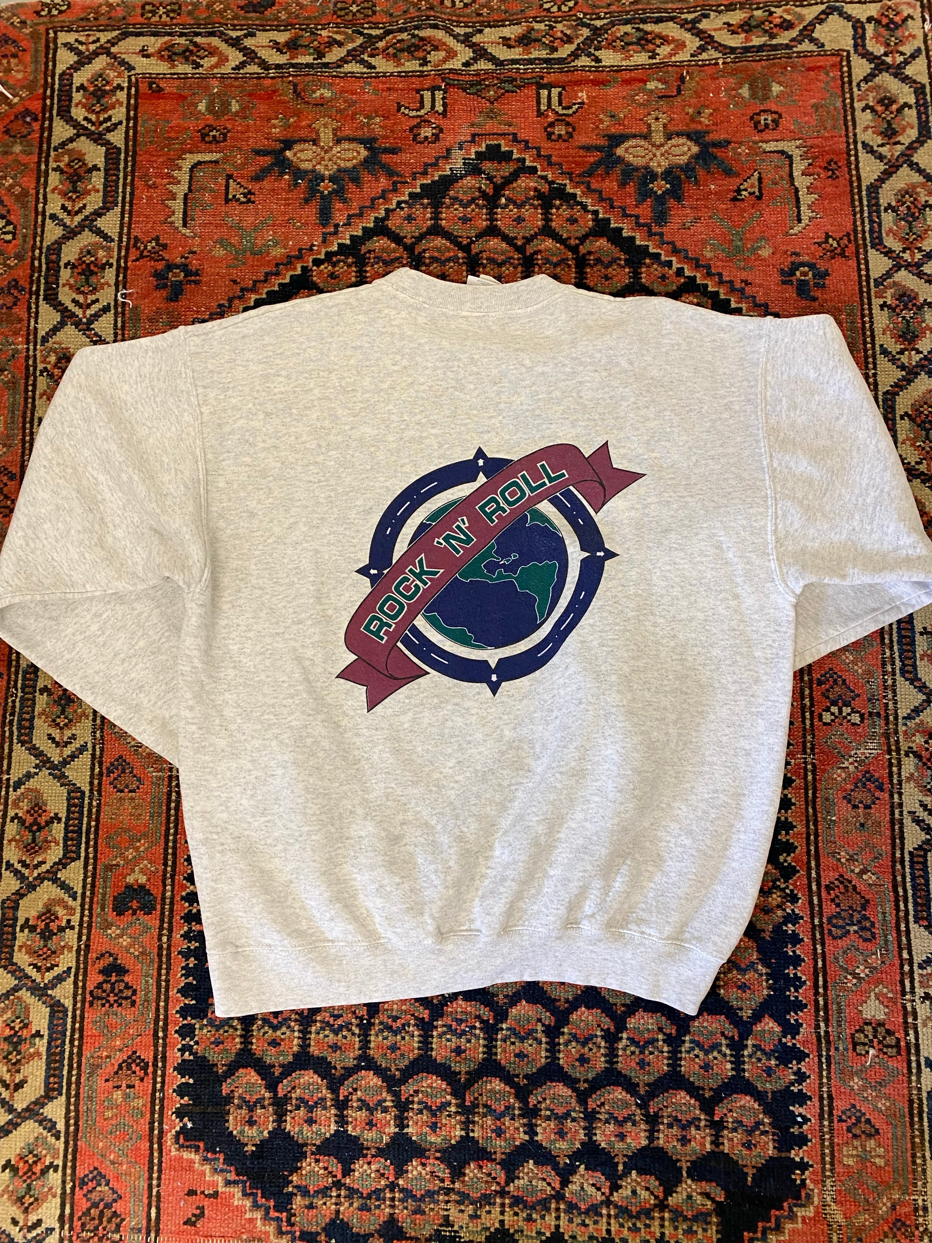 90s Front And Back Hard Rock Cafe Crewneck - M