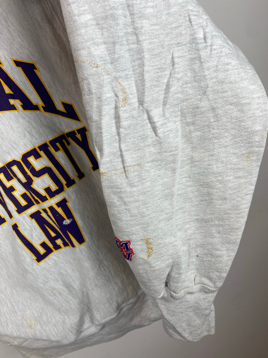 90s Capital University Law crewneck - M