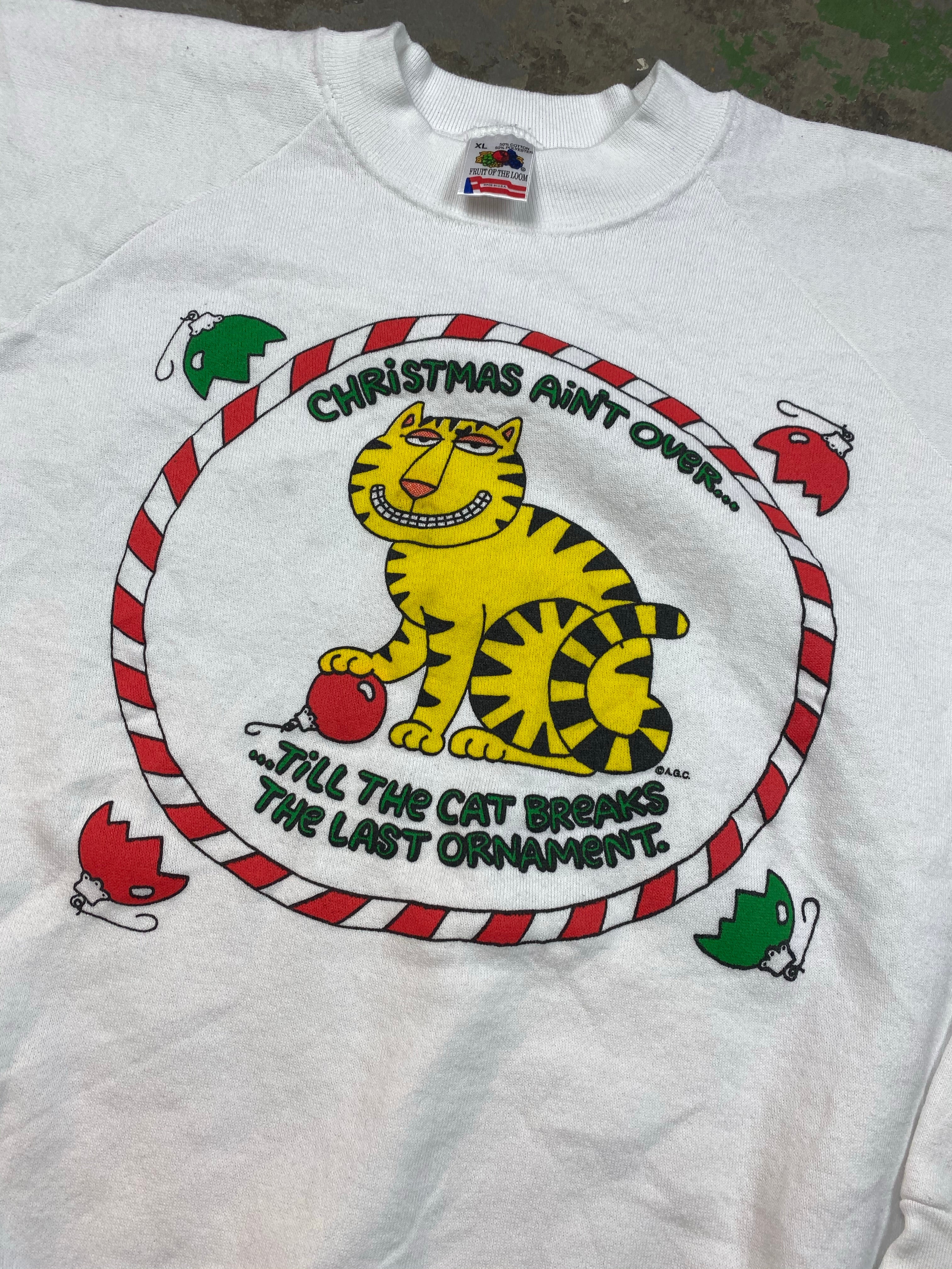 80s holiday crewneck