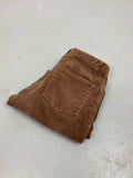 Brown high waisted corduroy pants