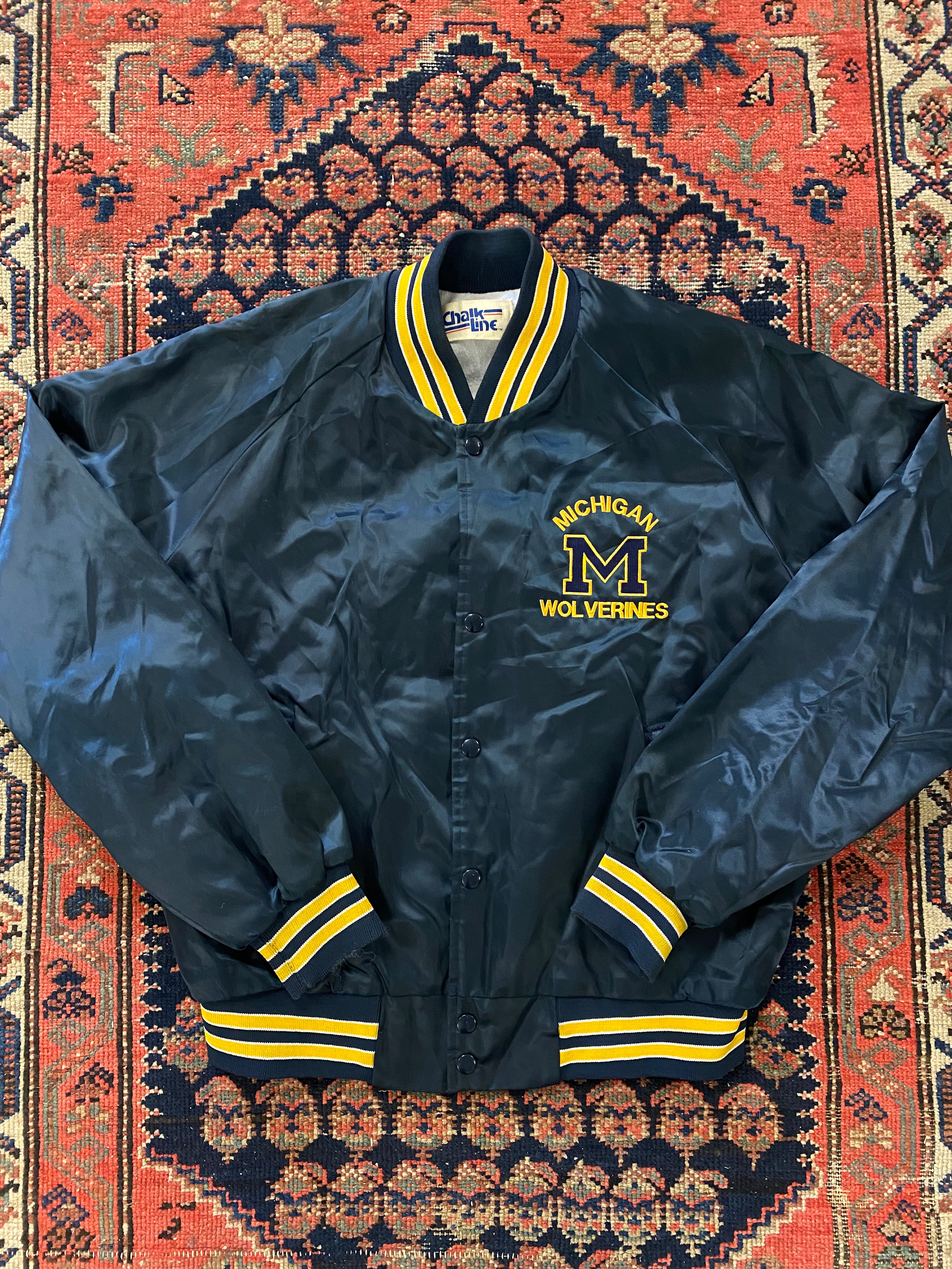 Vintage Satin Michigan Jacket - S