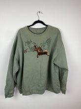 Load image into Gallery viewer, Vintage embroidered deer crewneck