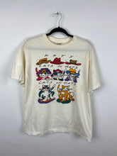 Load image into Gallery viewer, Cats on hats t shirt - S