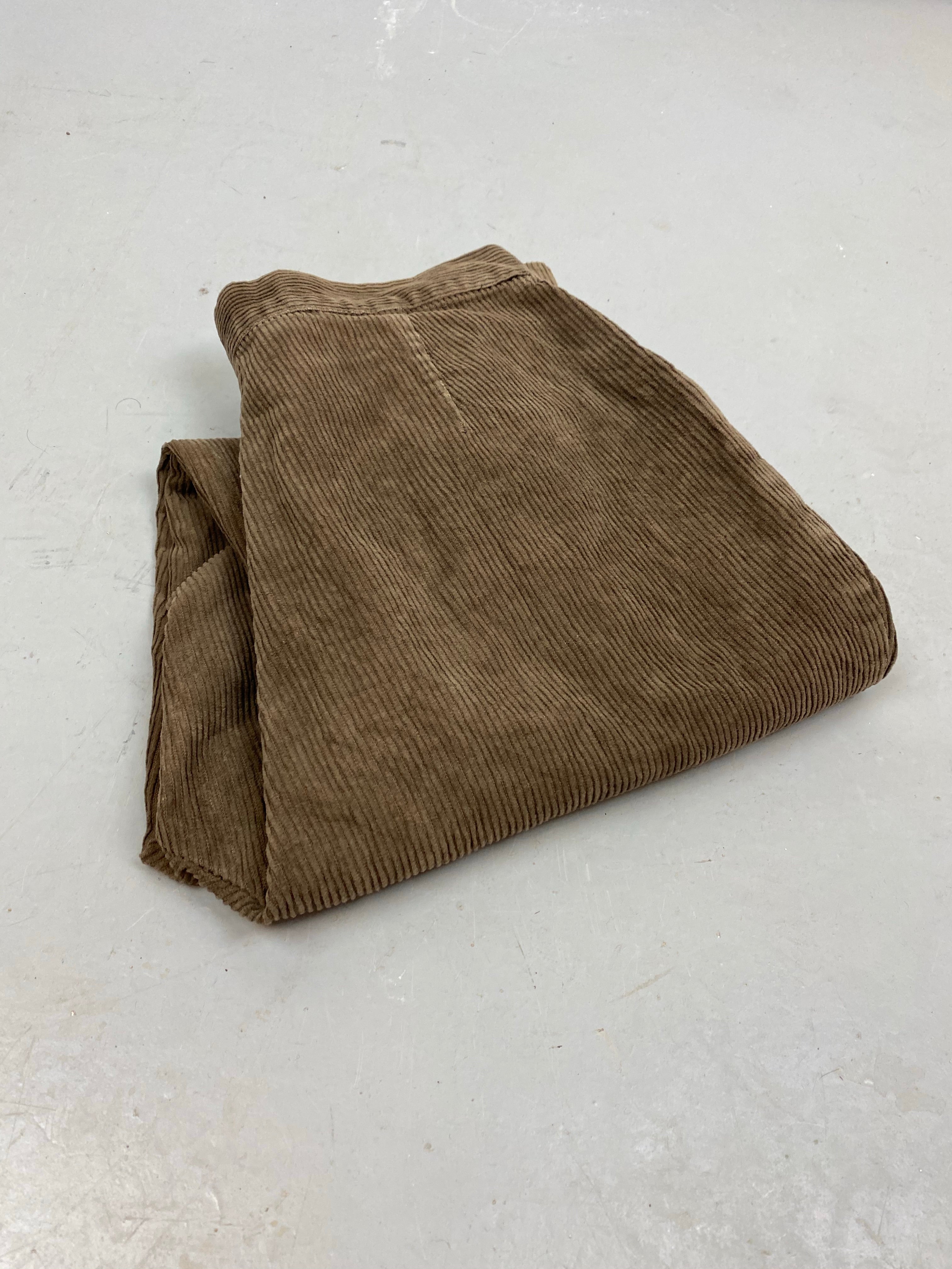 Light brown corduroy trousers