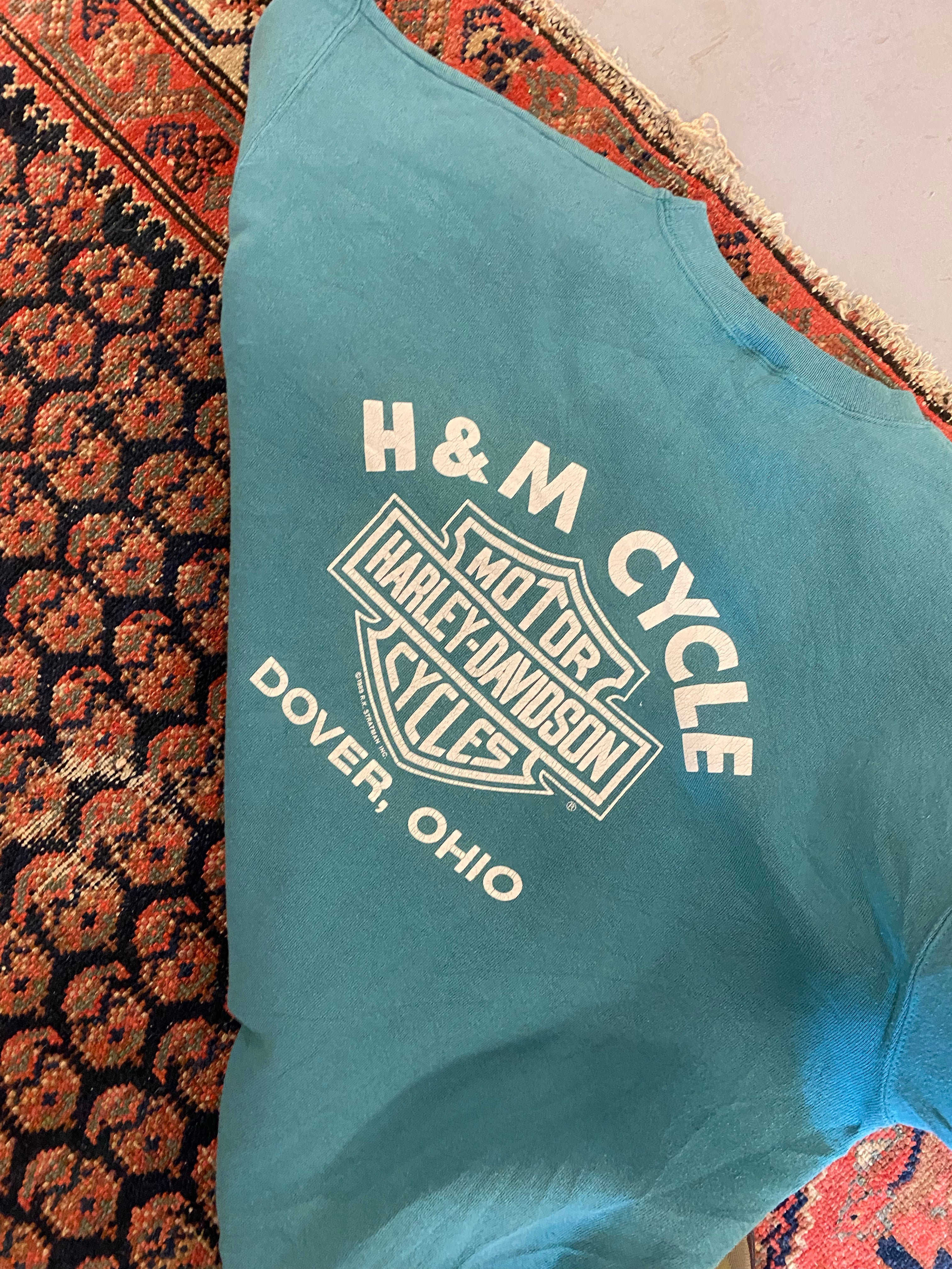 1989 Front And Back Harley Davidson Crewneck - S