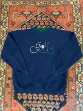 Load image into Gallery viewer, Vintage Embroidered Mock-neck Golf Crewneck - S/M