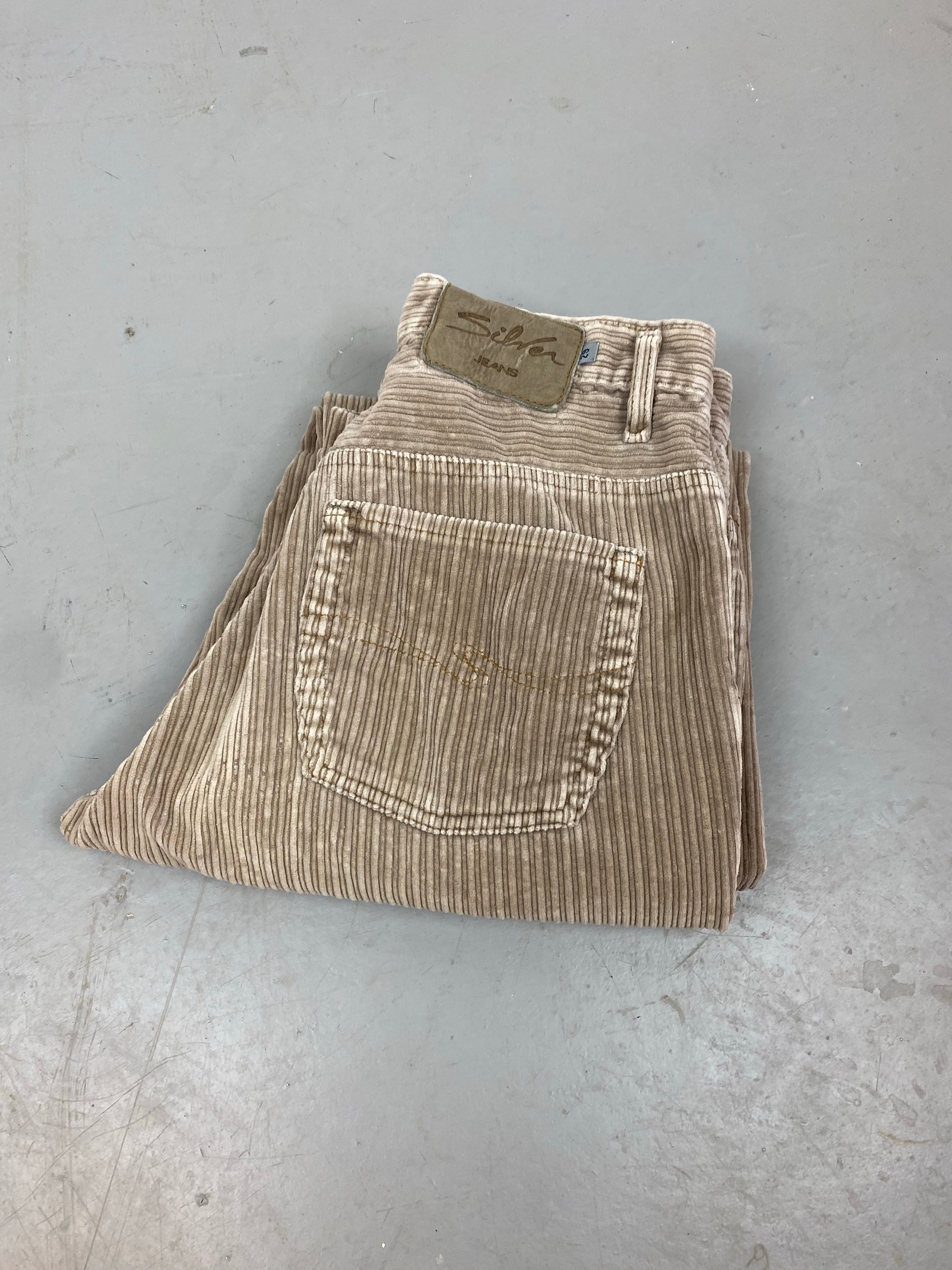Silver jeans baggy corduroy pants