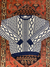 Load image into Gallery viewer, Vintage Patterned Knit Sweater - L