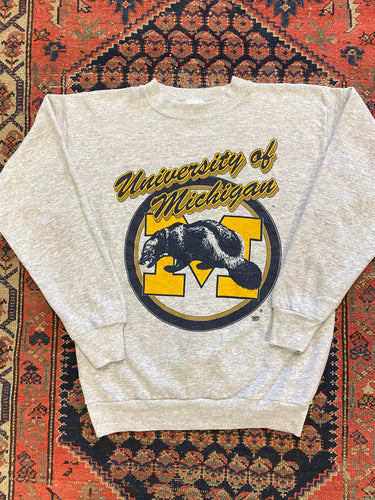 Vintage university of Michigan Crewneck - M