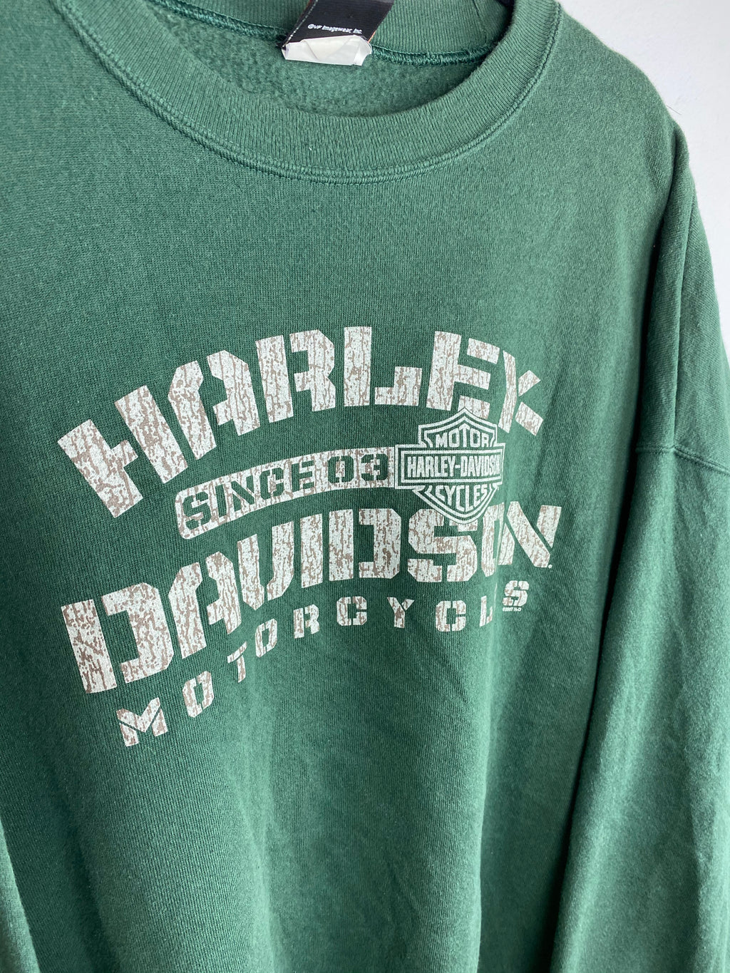 Vintage front and back Harley Davidson crewneck