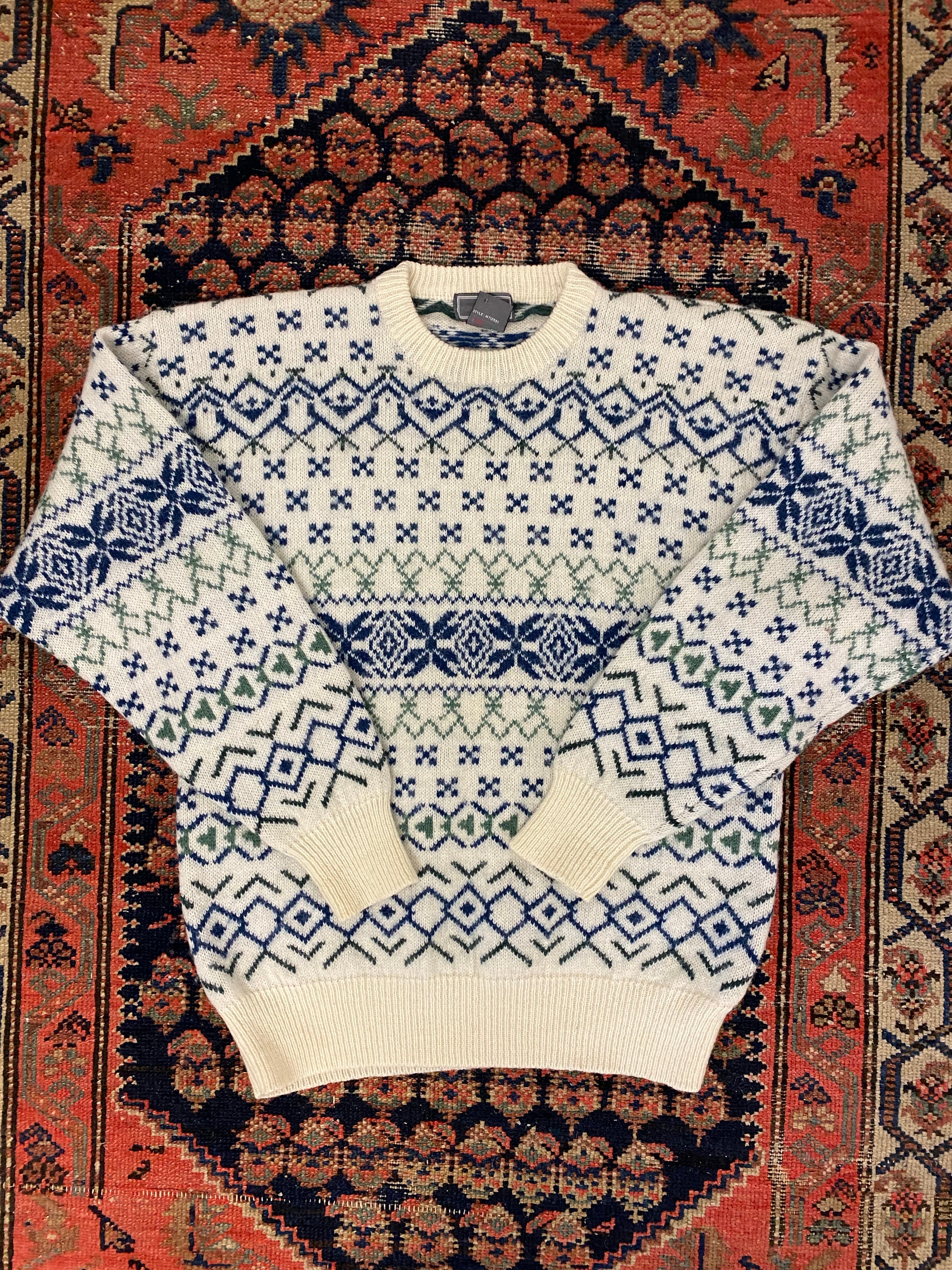 Vintage Knit Sweater - M