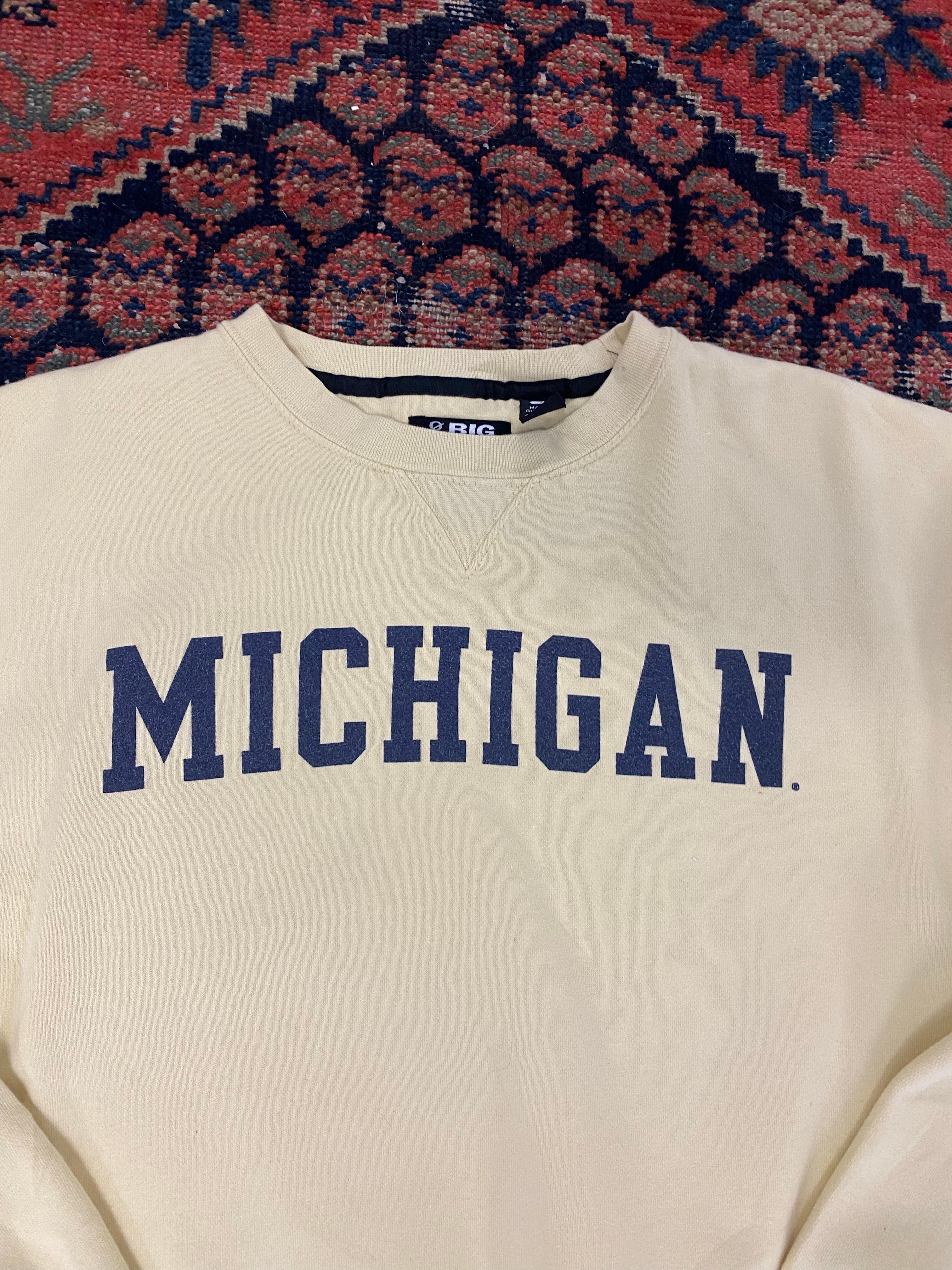 Vintage Yellow Michigan Crewneck - XS/S