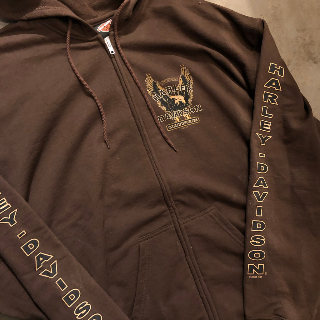 Full zip Harley Sweater