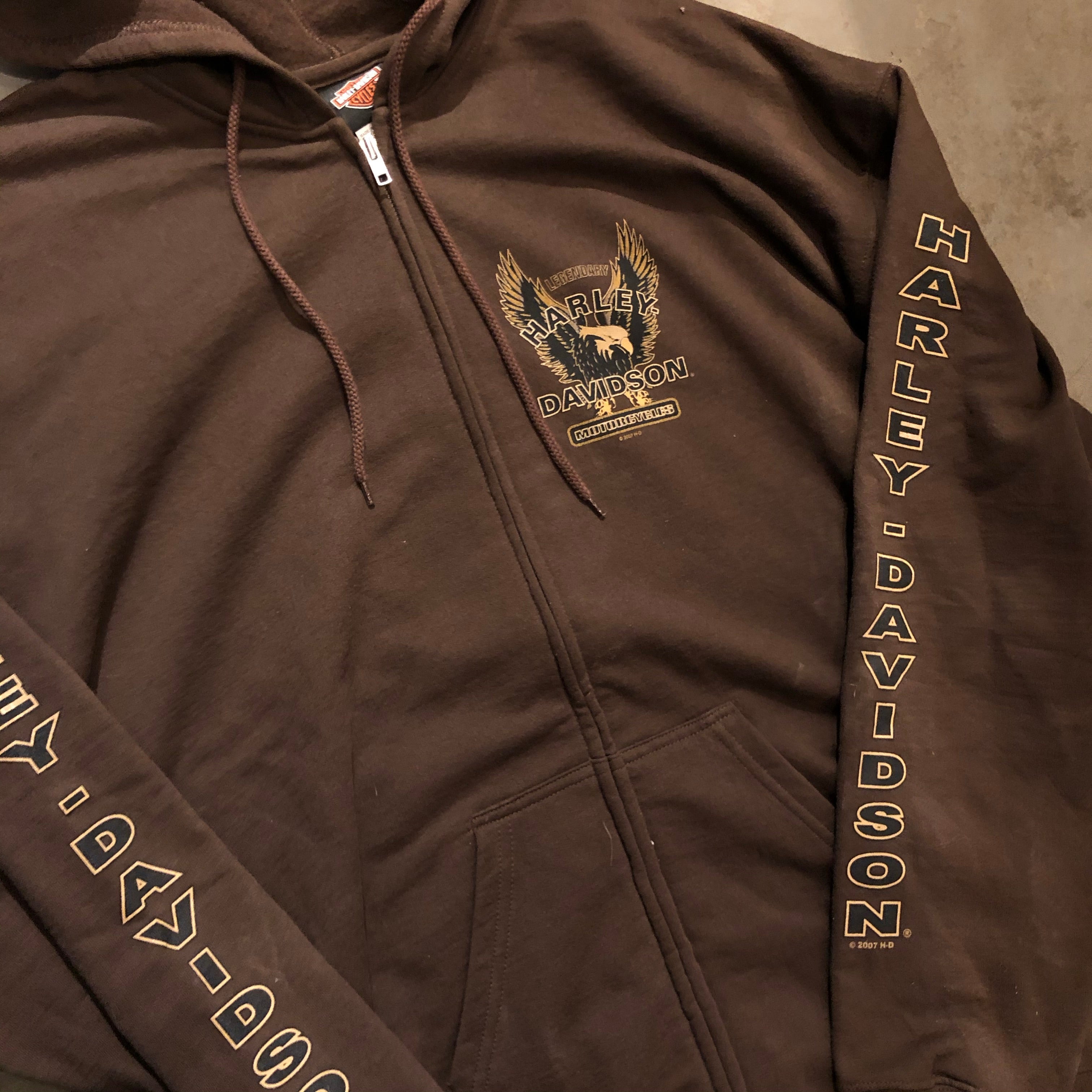 Full zip Harley Sweater