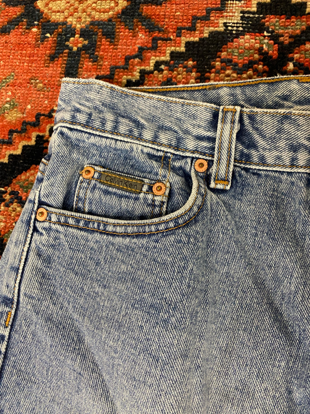 Vintage High Waisted Calvin Klein Denim Jeans - 29in