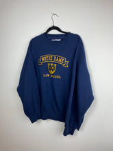 Load image into Gallery viewer, 90s embroidered Notre Dame crewneck