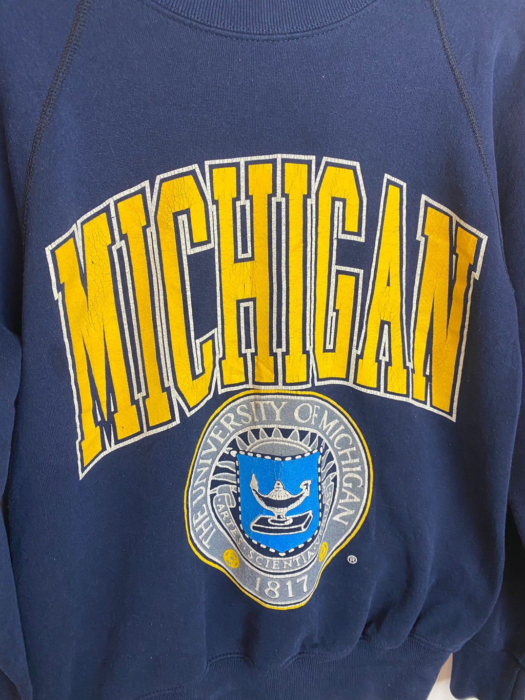 Early 90s Michigan University Crewneck - S