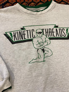 Vintage Kinetic Threads Front And Back Crewneck - S