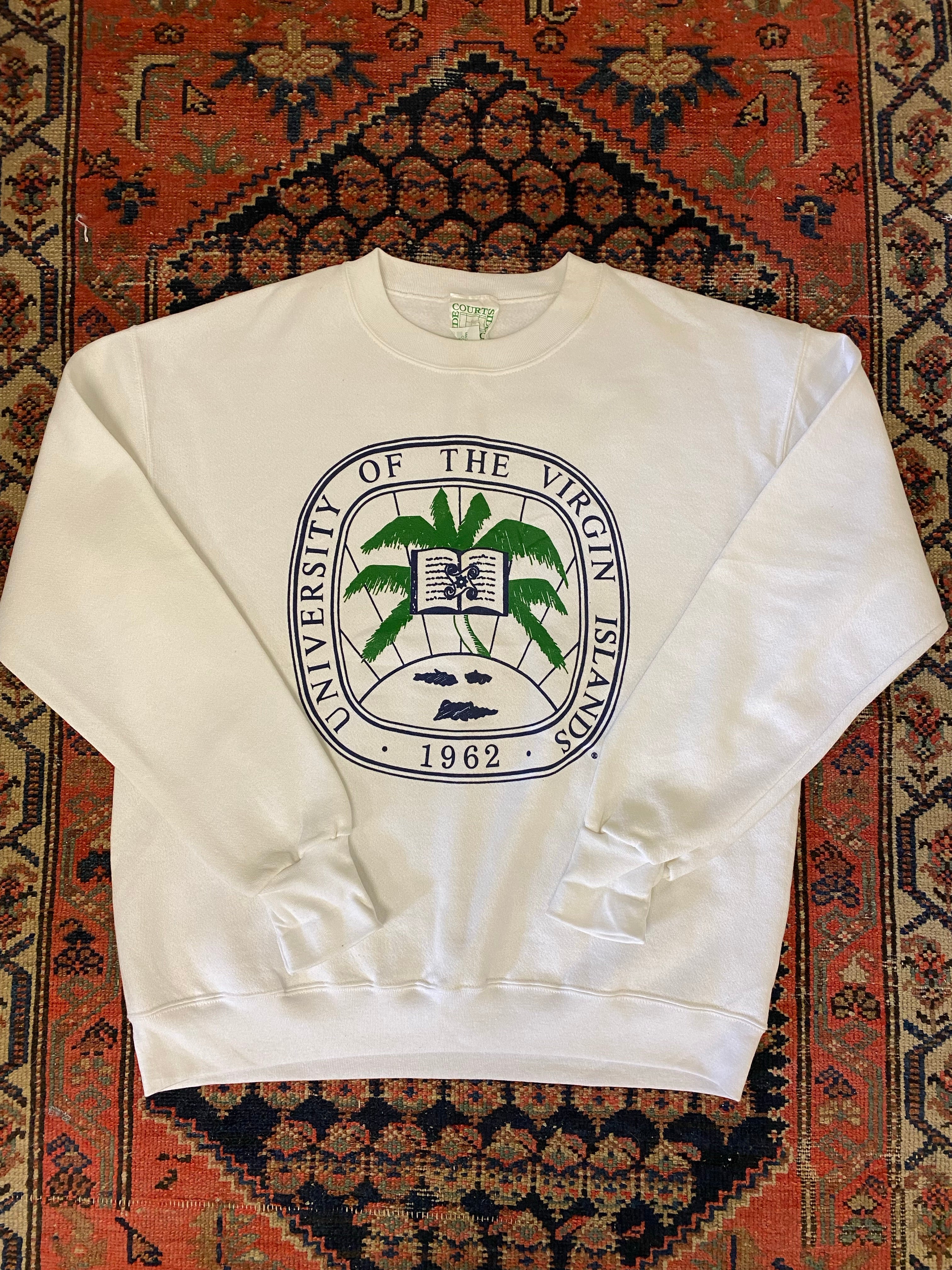 90s Virgin Island University Crewneck - L