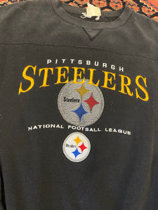 Vintage Faded Pittsburg Steelers Crewneck - XL