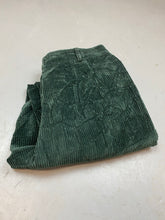 Load image into Gallery viewer, Vintage dark green corduroy pants