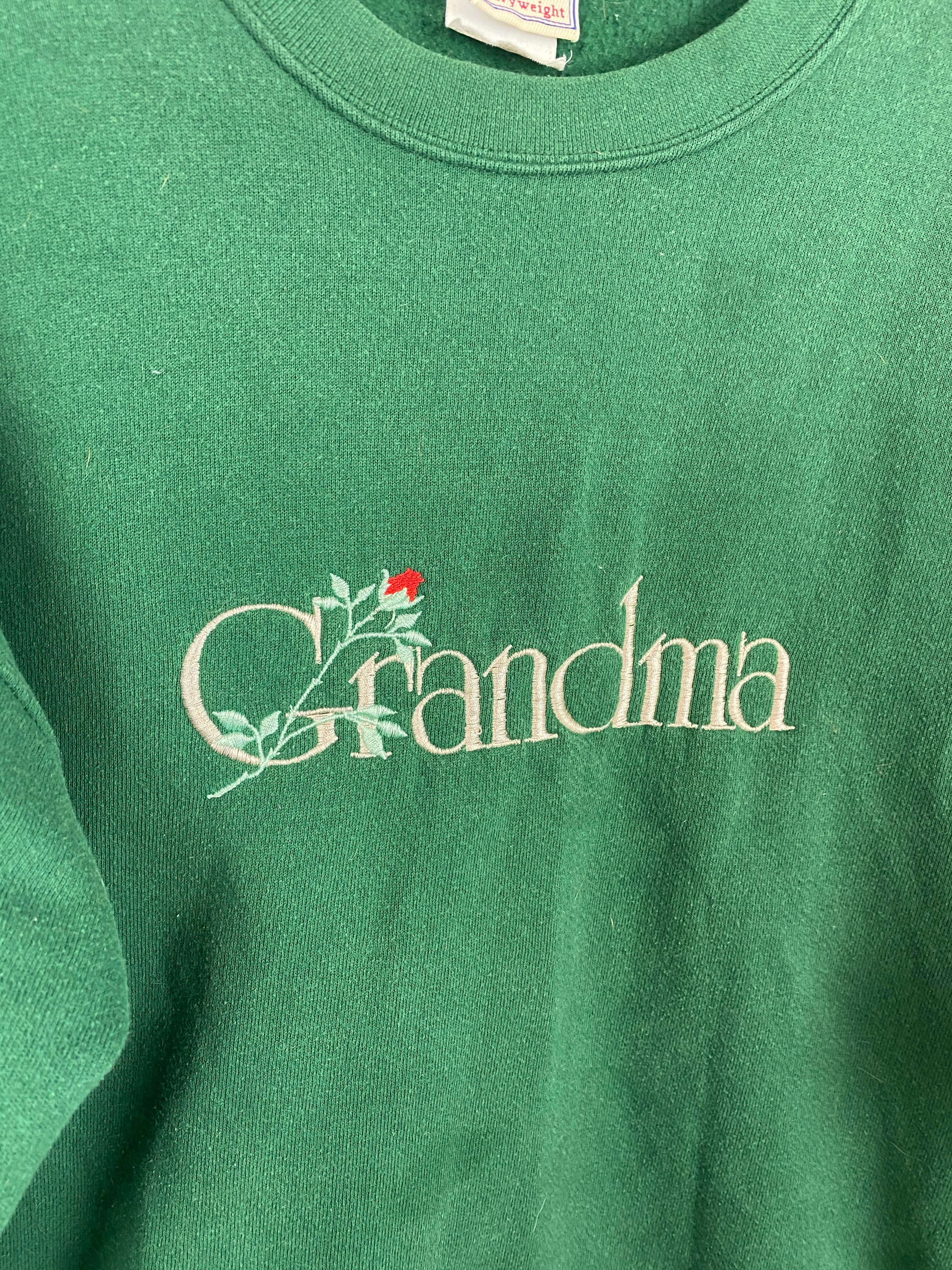 Vintage embroidered Grandma crewneck