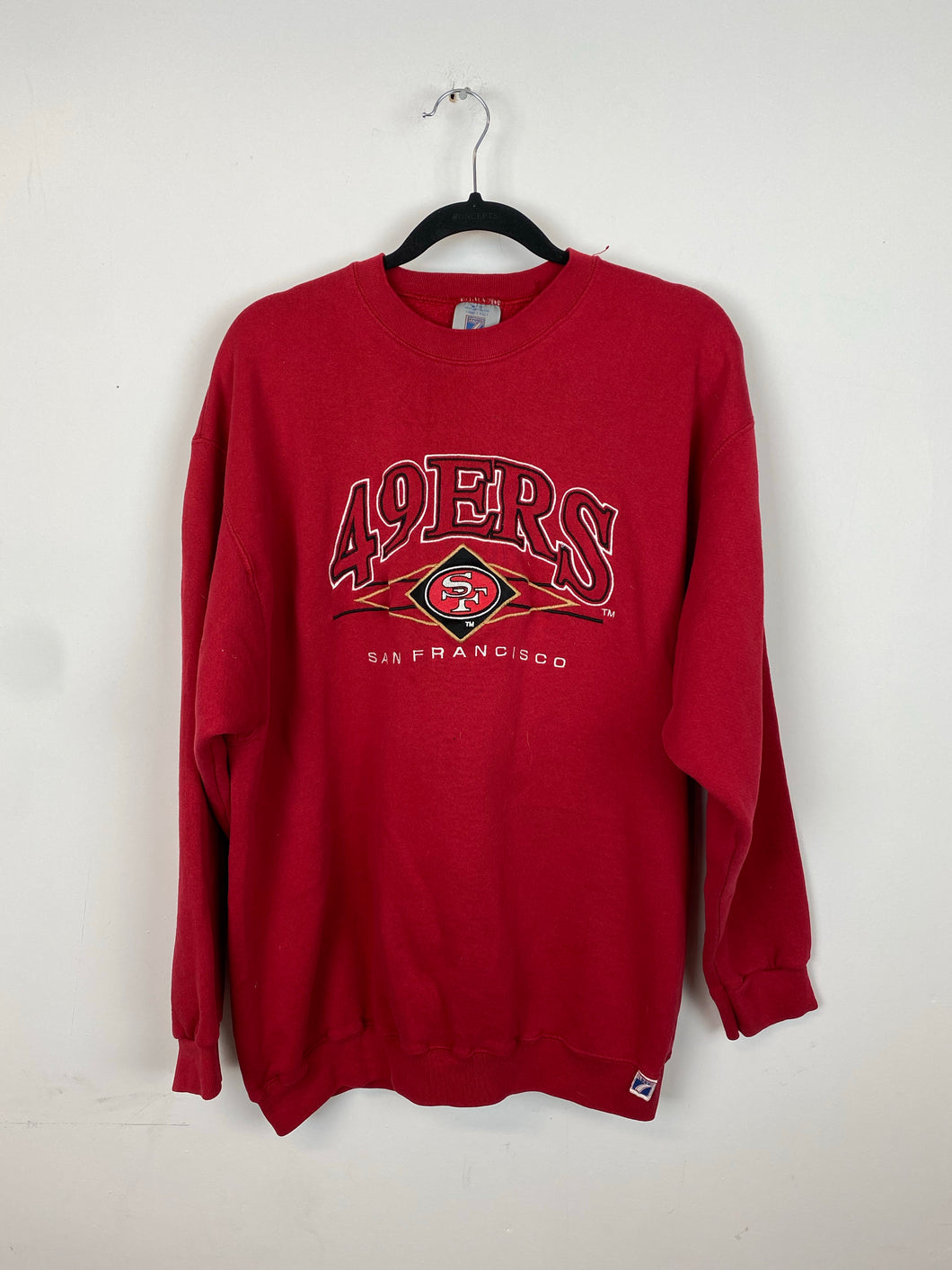 90s Embroidered 49ers crewneck - M/L